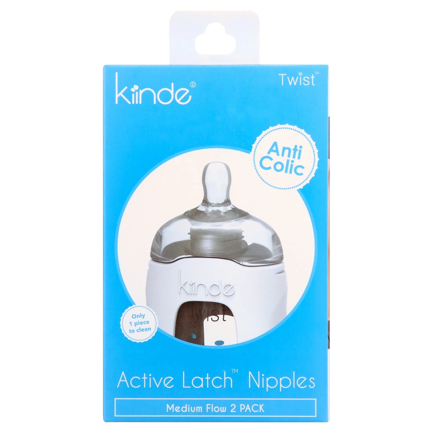 Twist Active Latch Nipples - Medium Flow (2 Pack)