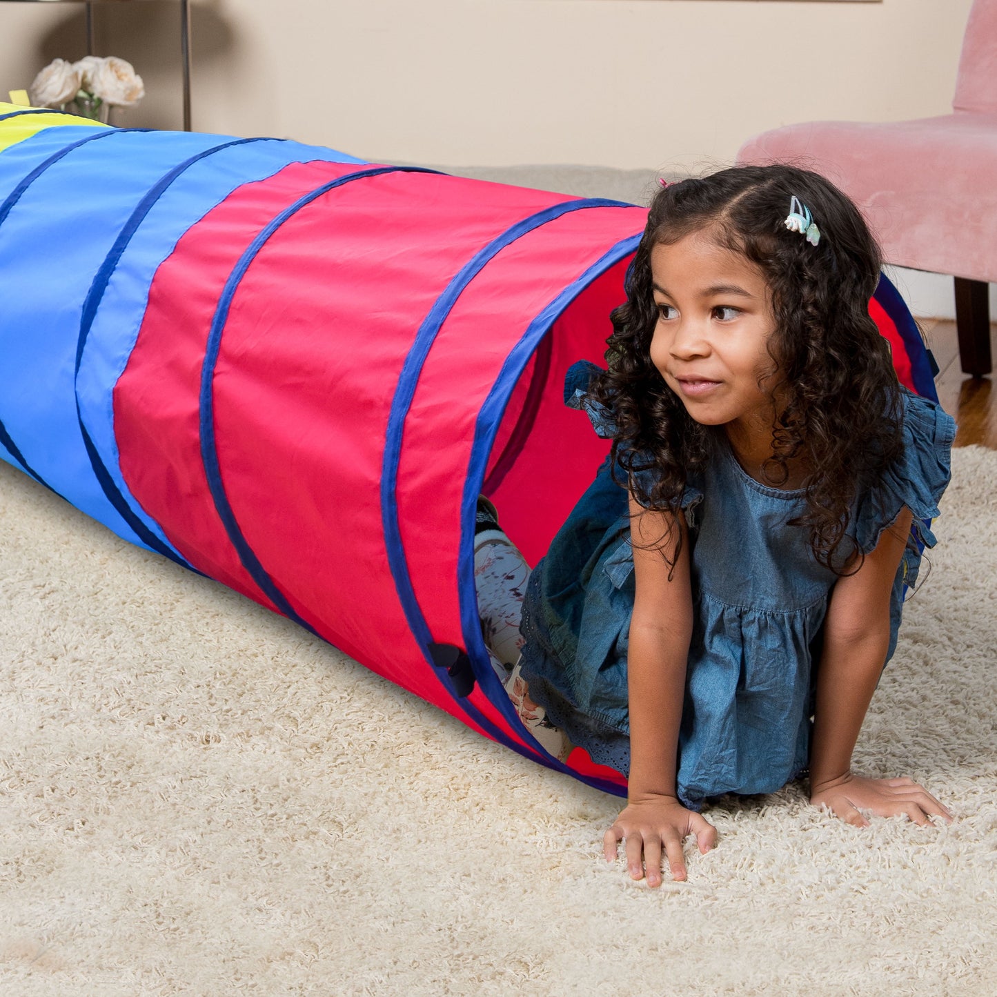 Pop-Up Crawl through Tunnel for Kids 3+