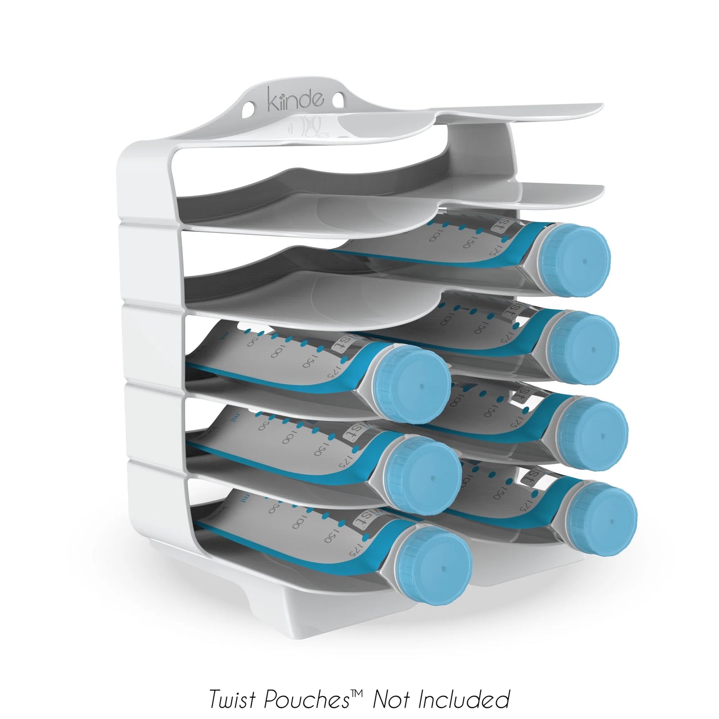 Keeper Twist Pouch and Foodii System Breast Milk Bag and Baby Food Pouch Organizer, Refrigerator and Freezer Storage