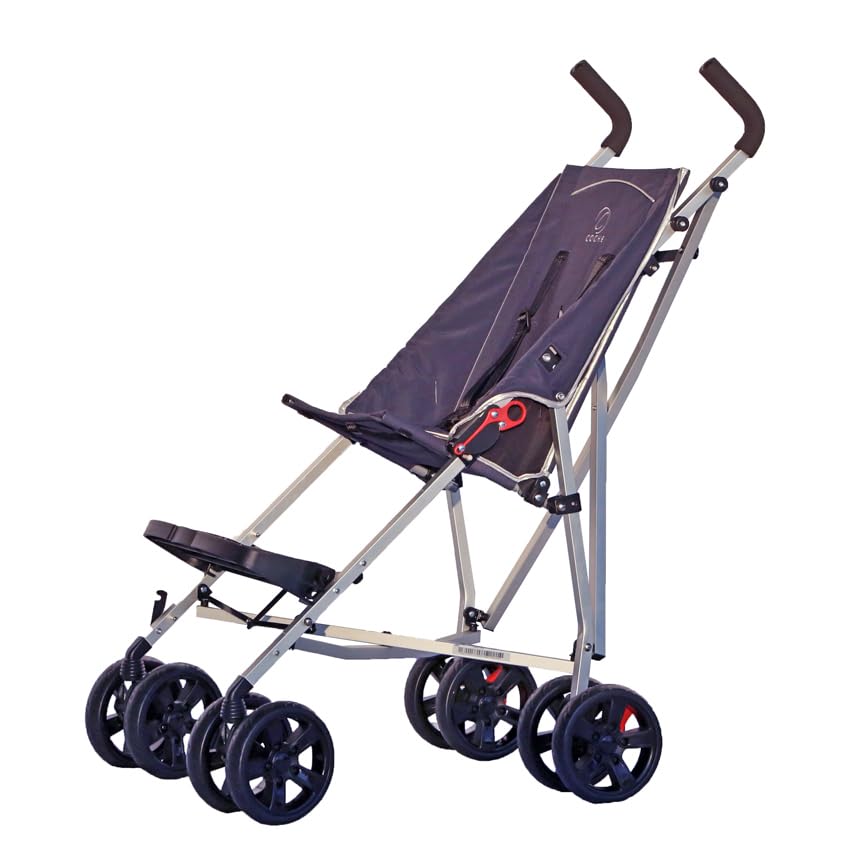 XL Special Needs Stroller, Disability Stroller for Older Child, Larger Size Pushchair, Easy Folding System, Lightweight Aluminum Frame (Black)