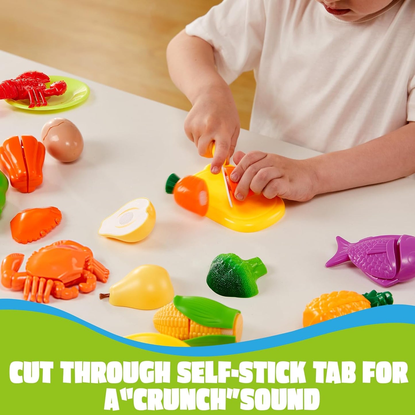 Learning Toys, Play Cutting Food for Preschool Activities