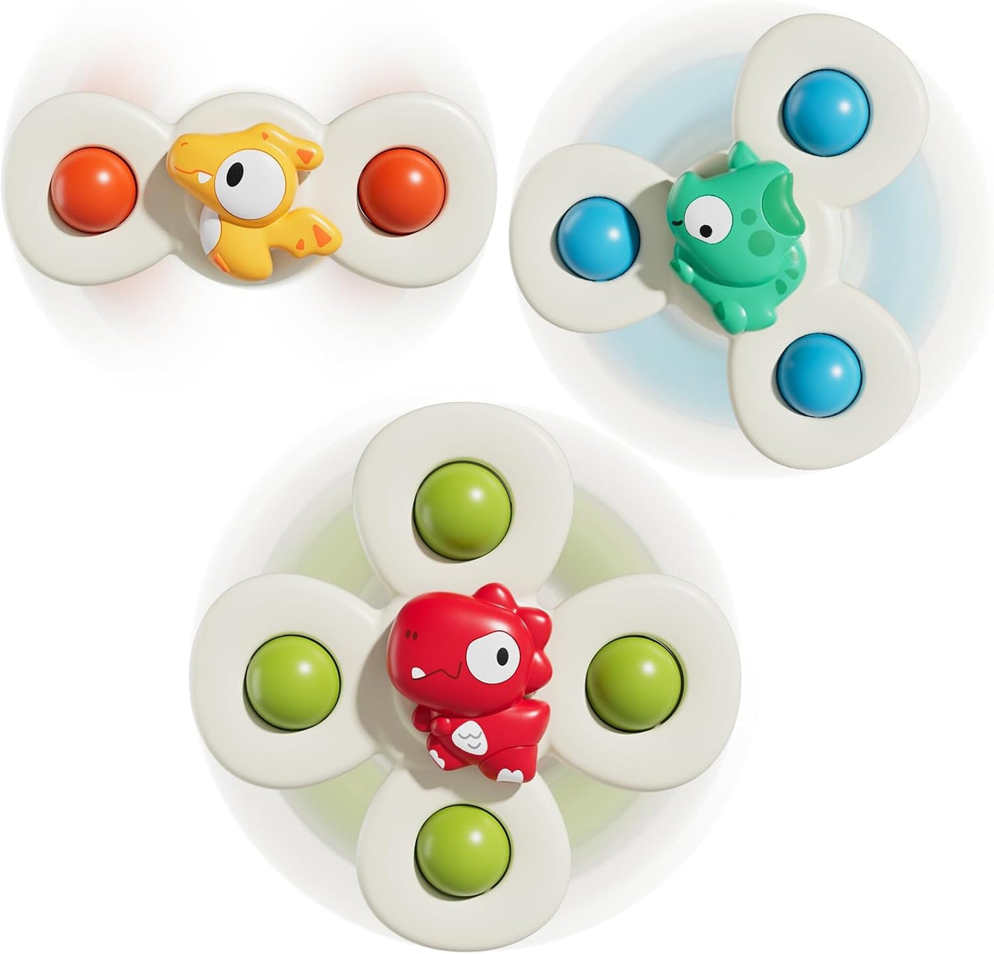 3PCS Suction Cup Spinner Toys