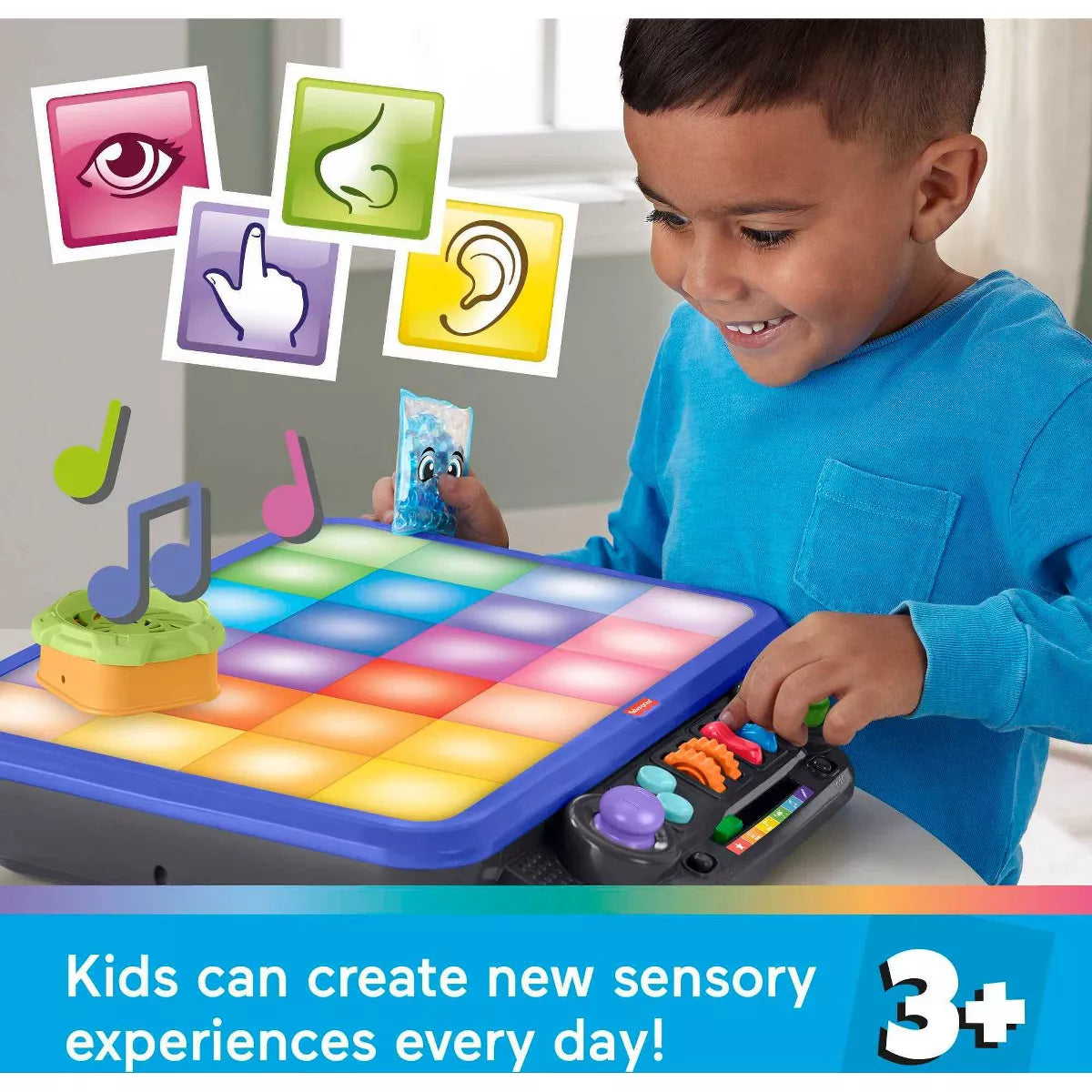 Fisher-Price Sensory Bright Light Station Electronic Learning Activity Table