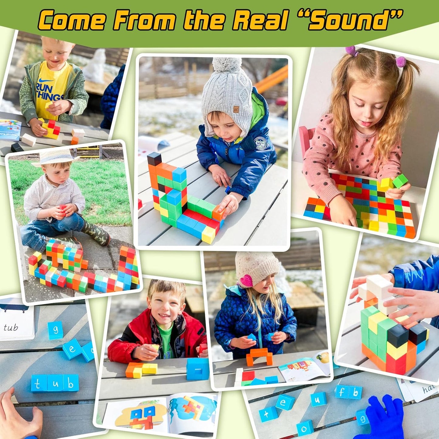 48PCS Large Magnetic Cube Building Blocks Toy for Sensory STEM Education