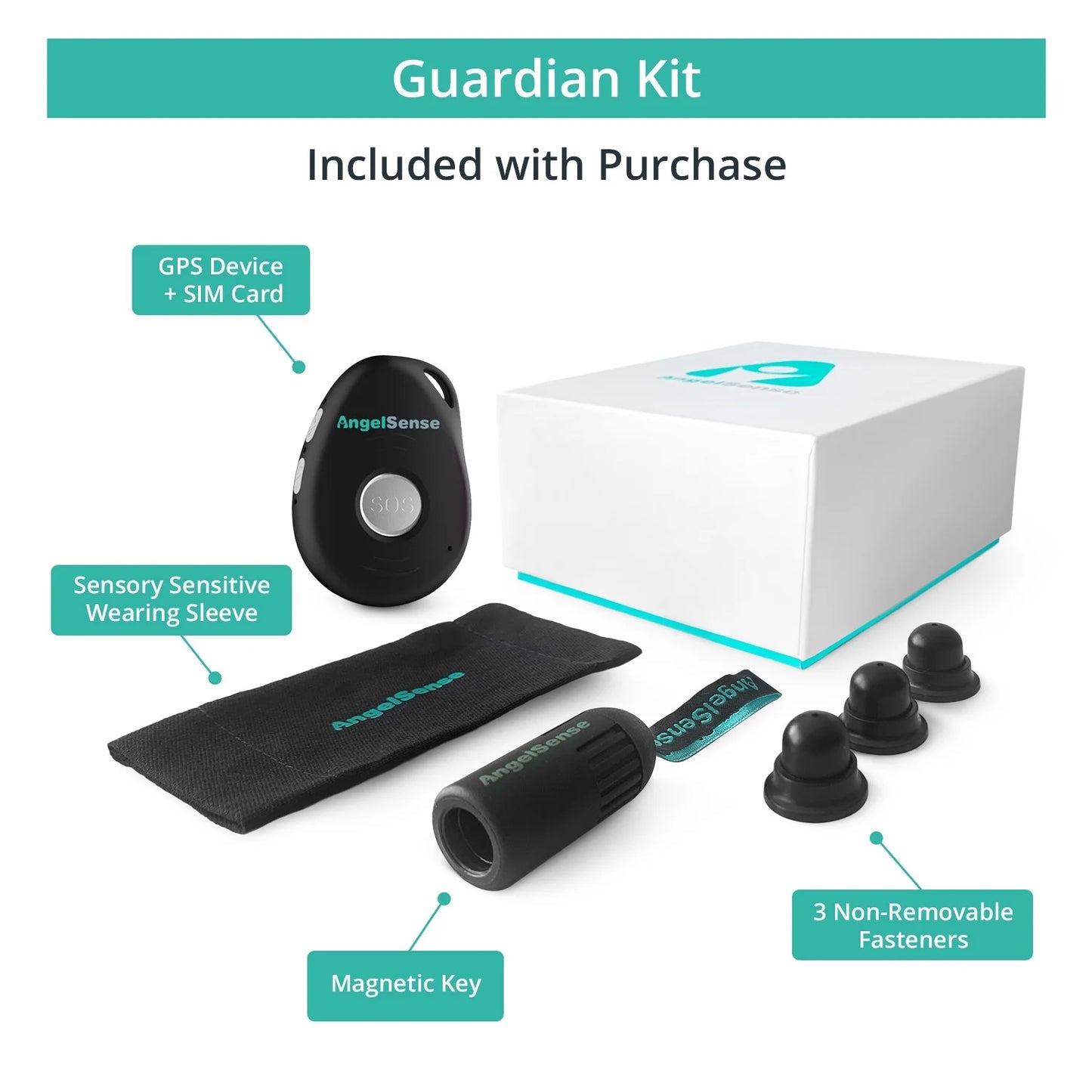 Personal GPS Tracker for Kids, Teen, Autism, Special Needs, Elderly, Dementia - 2-Way Auto-Answer Speakerphone & SOS Button - School Bus Tracking - Easy-To-Use App