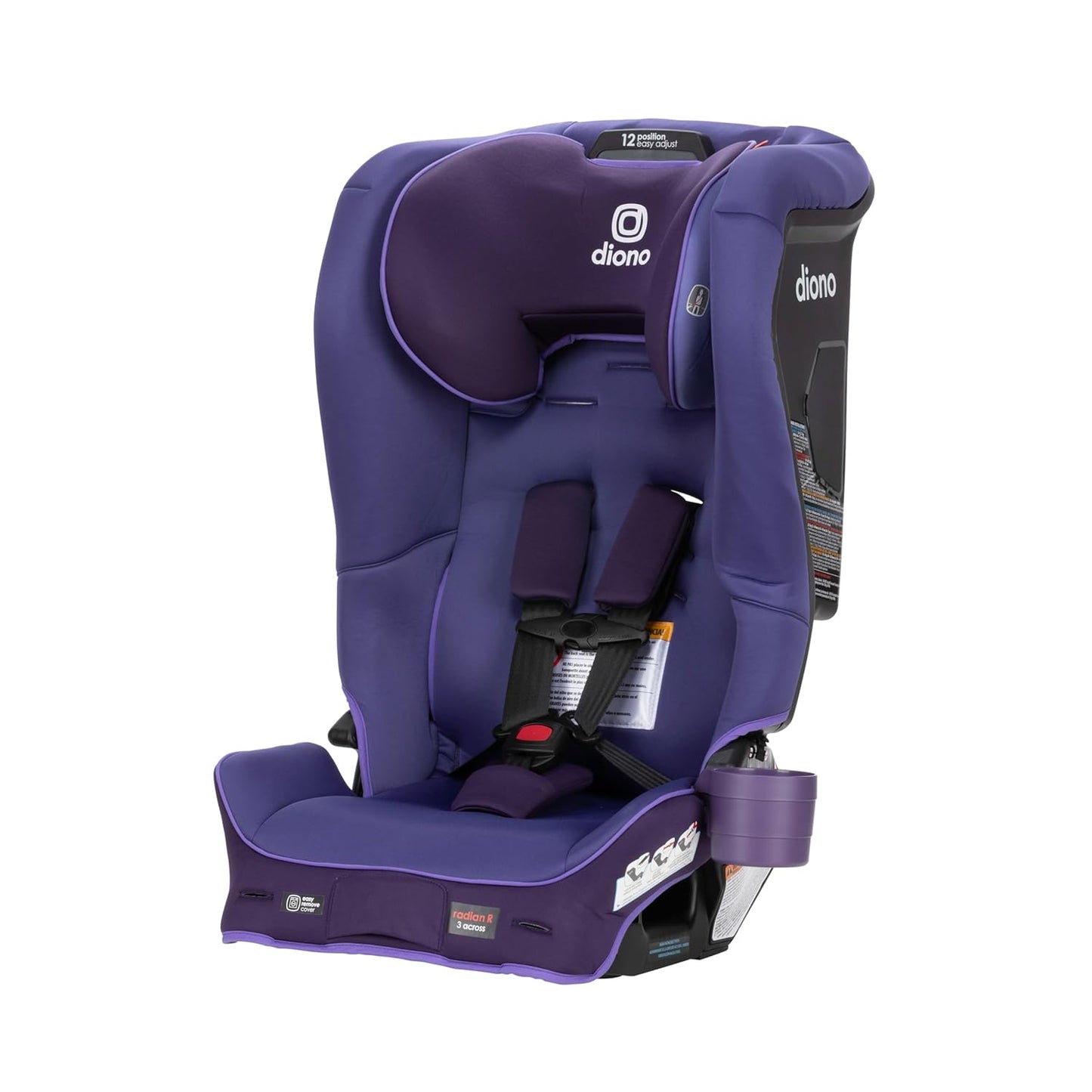 Radian 3R Safeplus, All-In-One Convertible Car Seat, Rear and Forward Facing, Slim Fit 3 Across