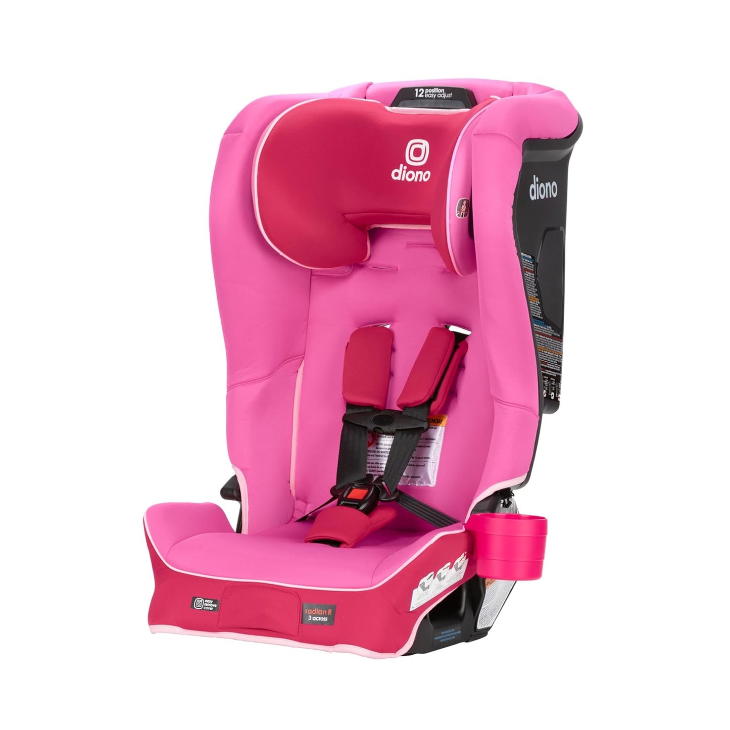Radian 3R Safeplus, All-In-One Convertible Car Seat, Rear and Forward Facing, Slim Fit 3 Across