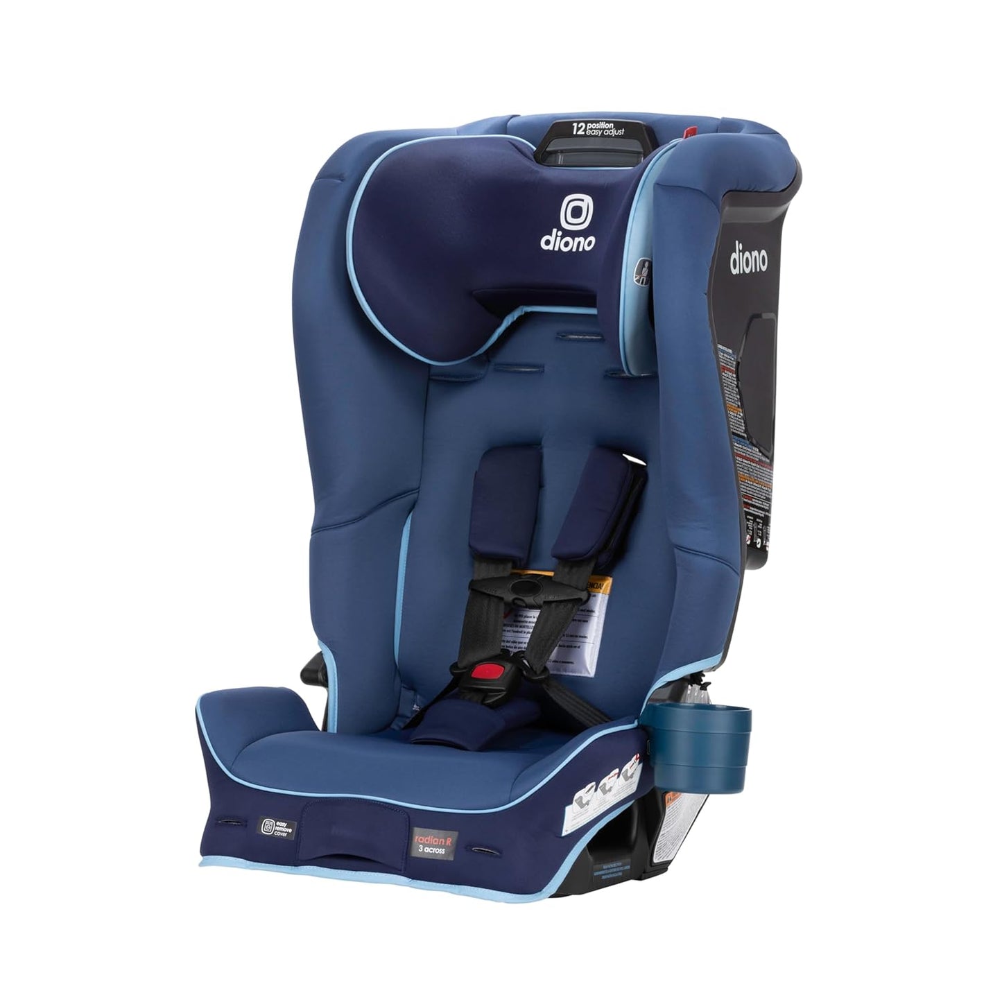 Radian 3R Safeplus, All-In-One Convertible Car Seat, Rear and Forward Facing, Slim Fit 3 Across