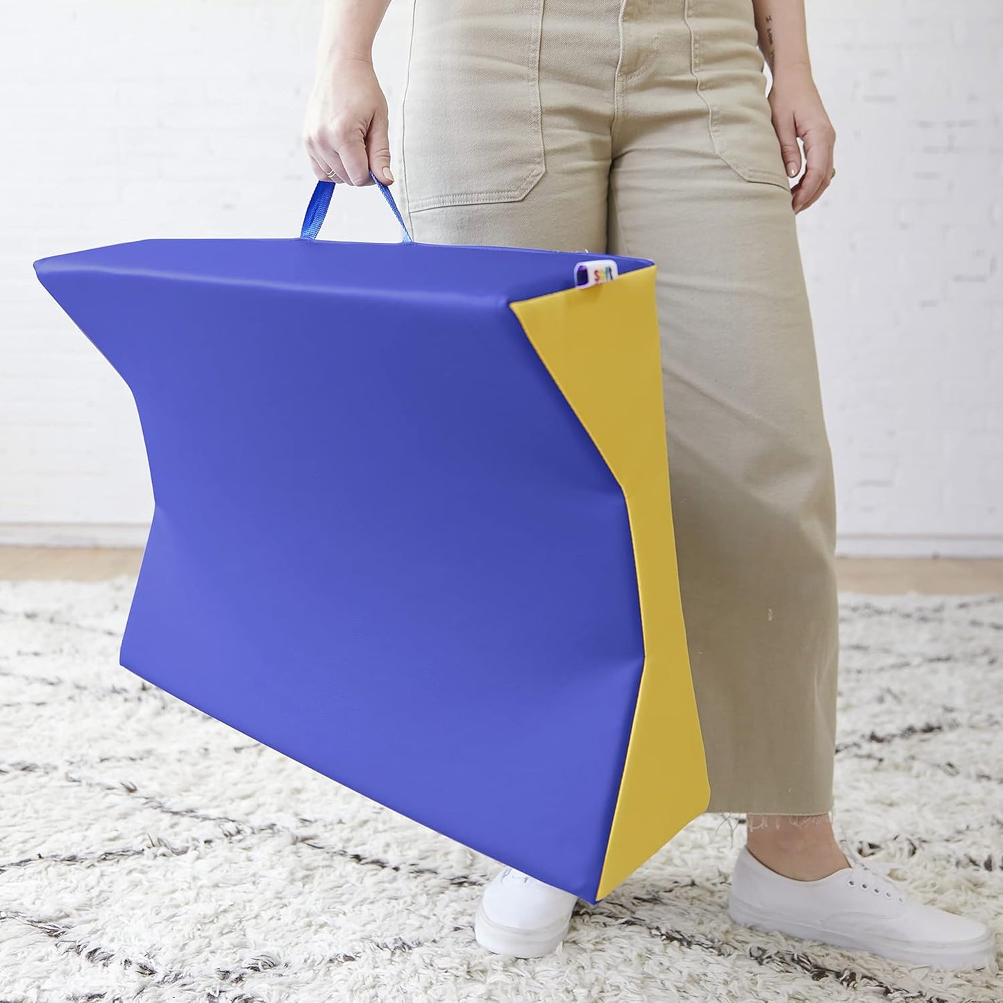 Softzone Baby Changing Pad, Contoured, Blue/Red/Yellow