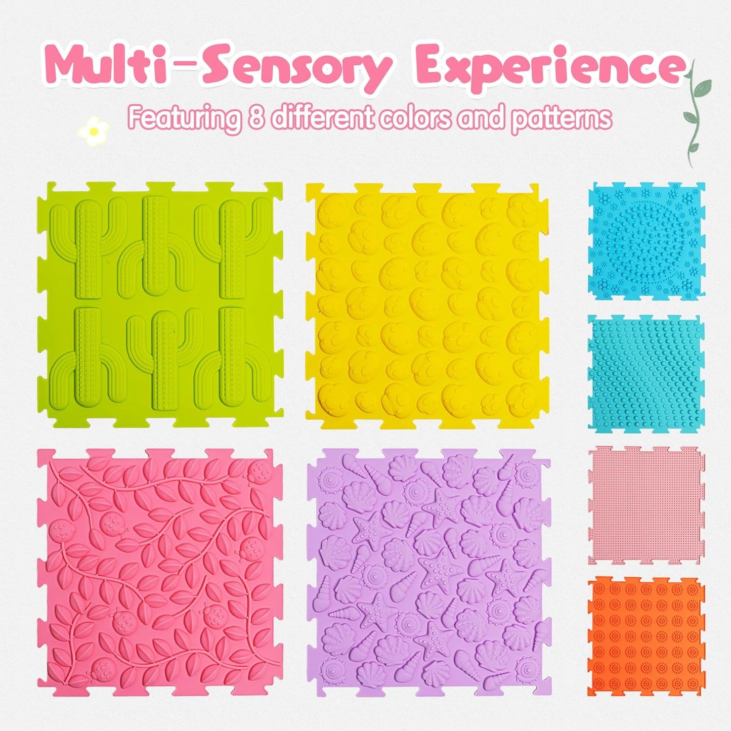 8 Pcs Sensory Mats