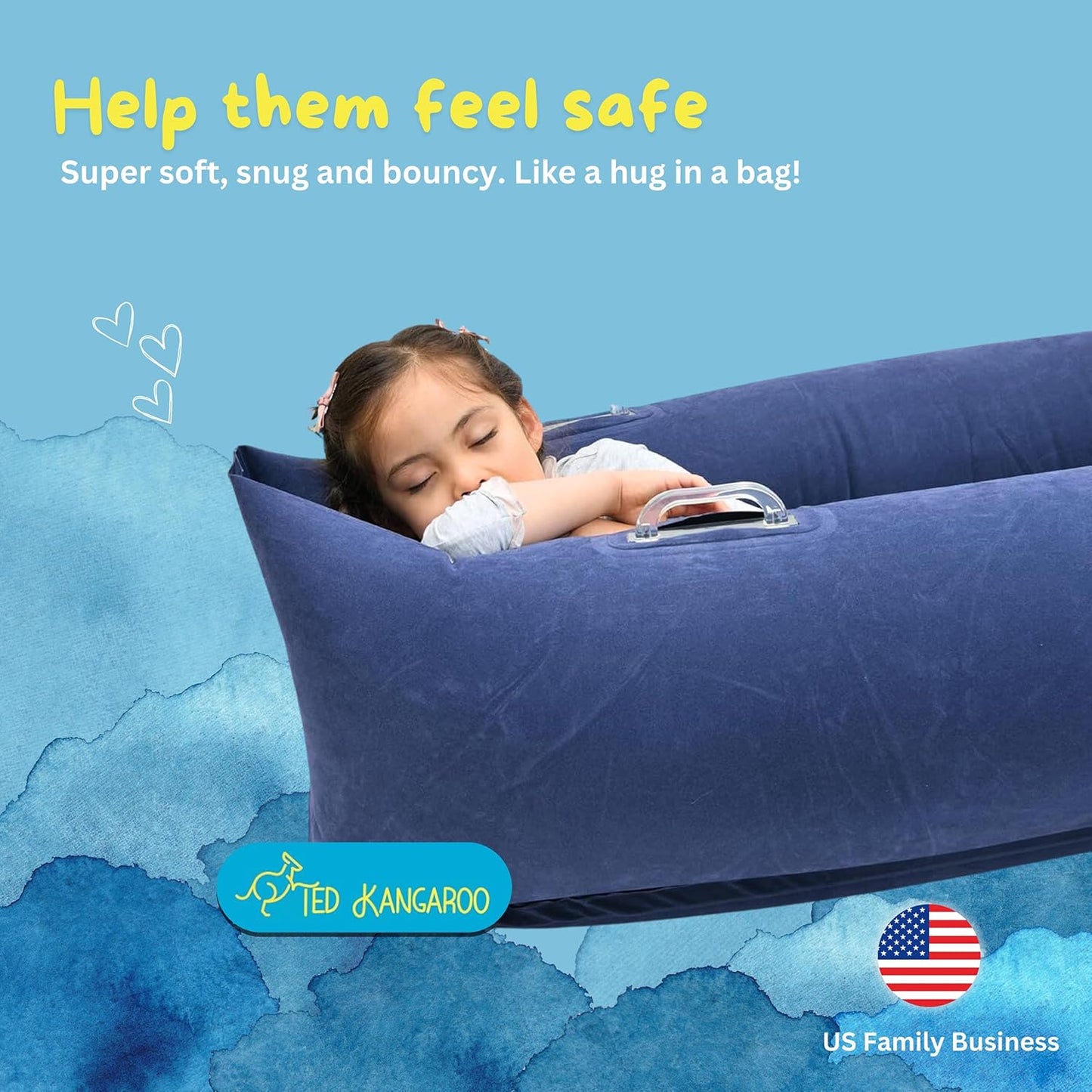 Sensory Chair for Kids — Inflatable Peapod for Children, Includes Electric Air Pump