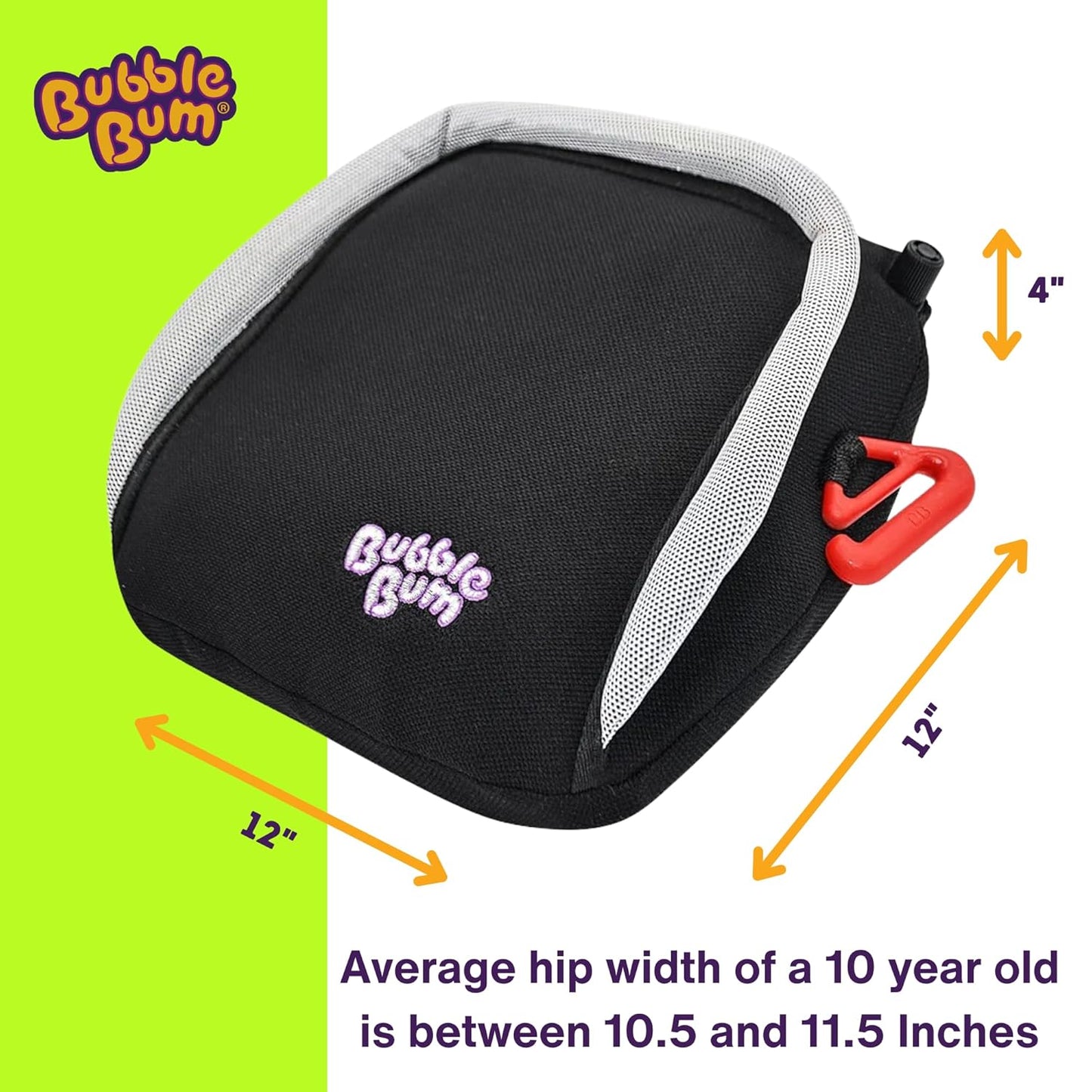 Inflatable Booster Car Seat – Compact for Uber - Ages 4-11