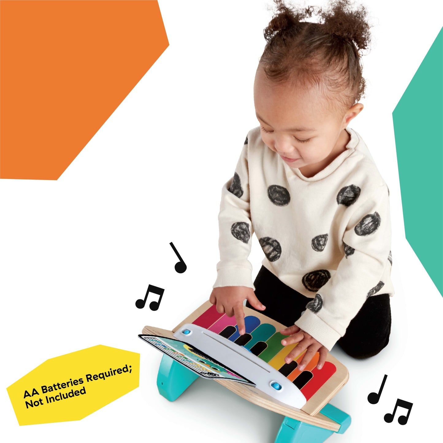 Magic Touch Piano Wooden Musical Toddler Toy, Ages 12 Months +