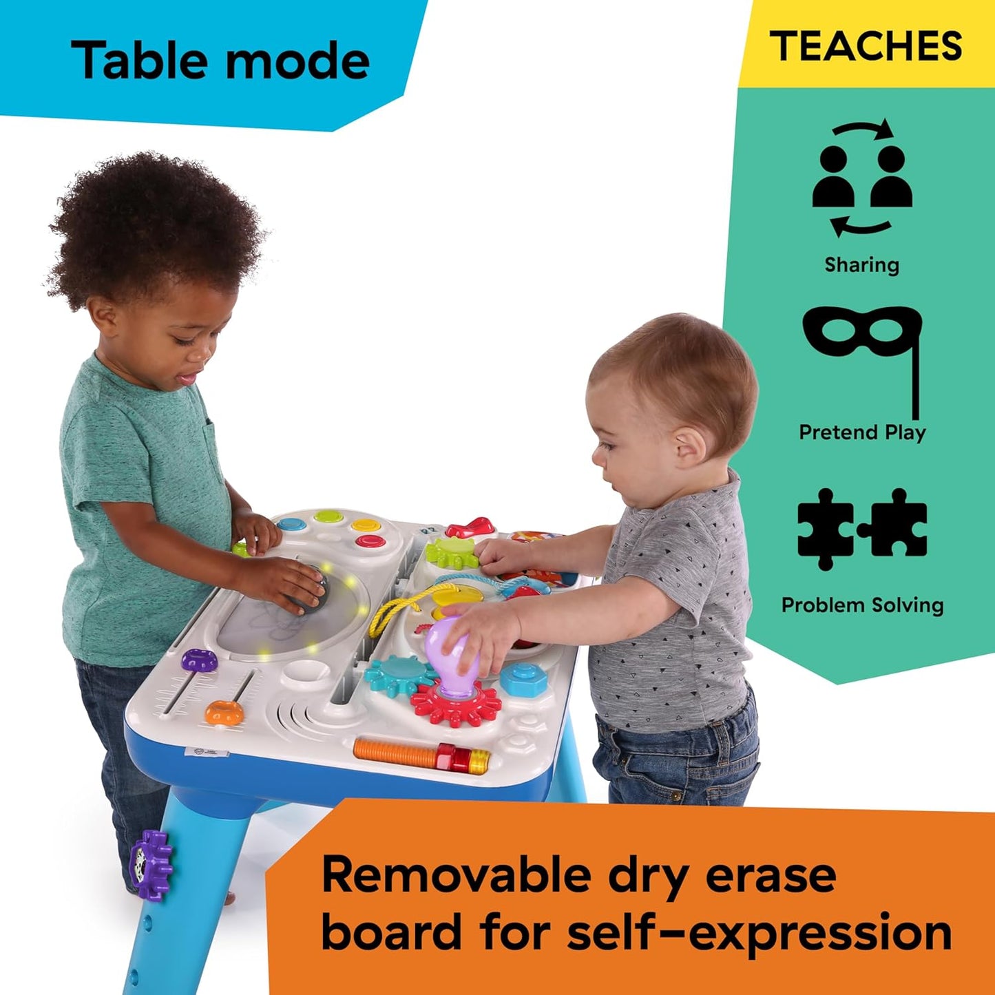 Curiosity Activity Table Twith Lights and Melodies, Montessori & STEAM Inspired
