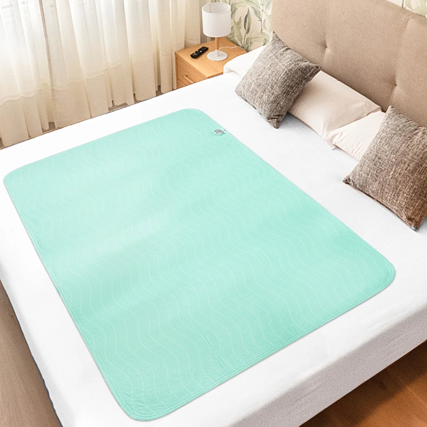 Bed Pad, Incontinence Reusable Bed Pad,Heavy Absorbent Waterproof Washable Underpad,60 X 36 Inch