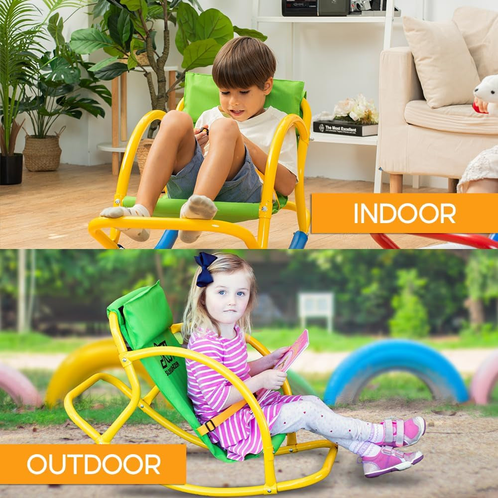 Kids Sensory Autism Chair - Rocking Seesaw Sensory Seat for Kids - Toddlers 3-5