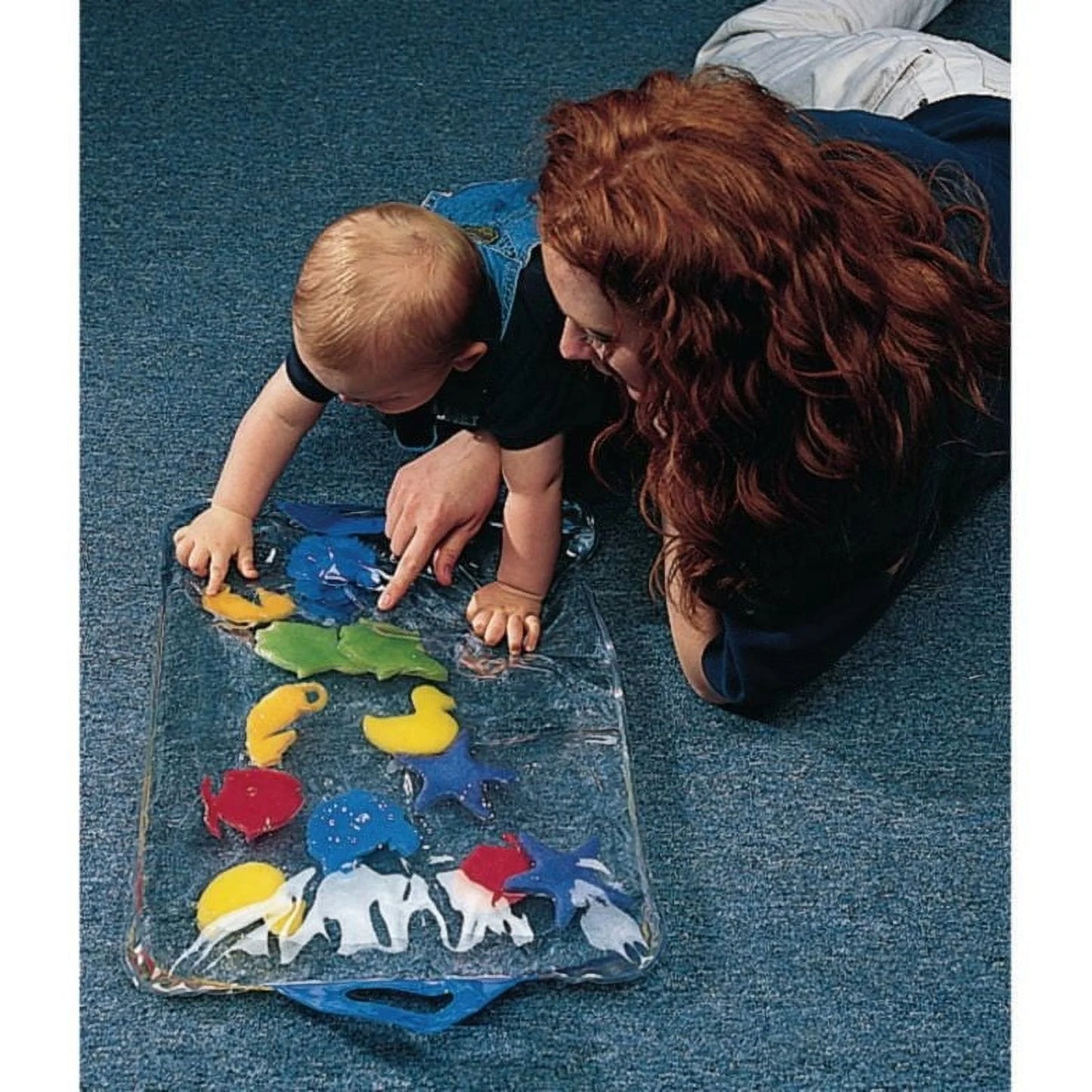 Worldwide Soothing Sensory Pat Mat. Fill with Hot or Cold Water to Stimulate Senses and Relieve Stiff and Arthritic Hands. 16" X 22".