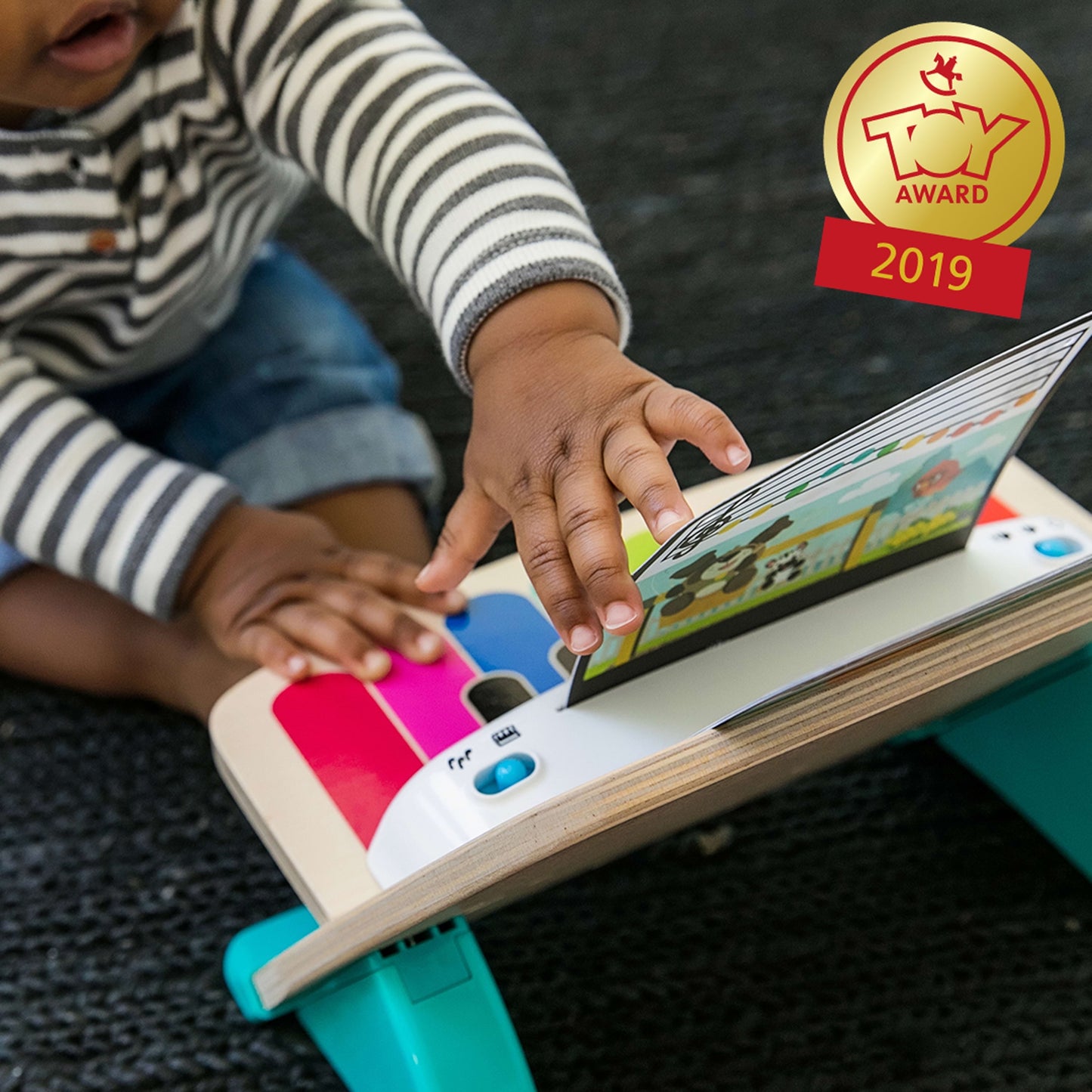Magic Touch Piano Wooden Musical Toddler Toy, Ages 12 Months +