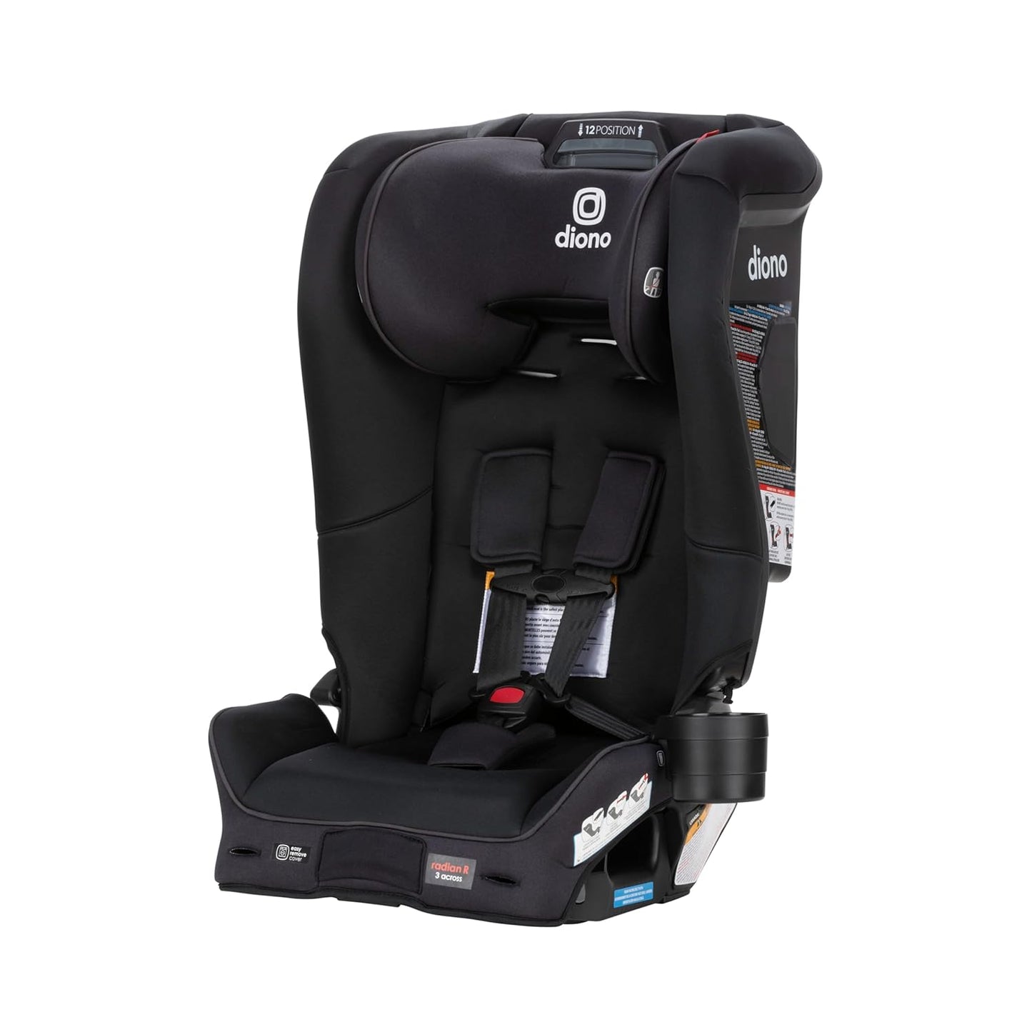 Radian 3R Safeplus, All-In-One Convertible Car Seat, Rear and Forward Facing, Slim Fit 3 Across
