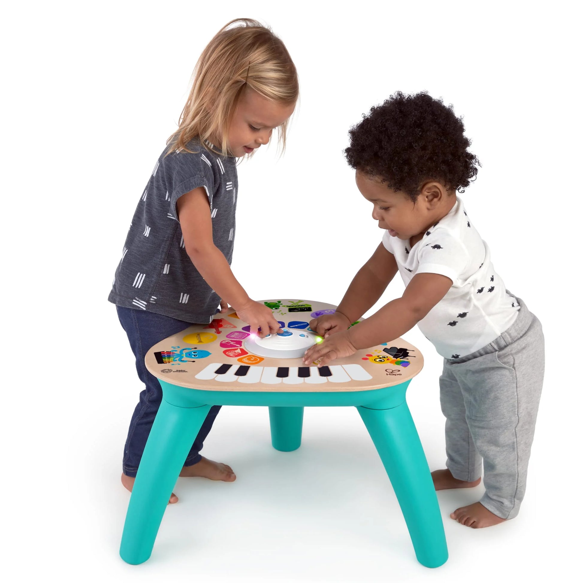Clever Composer Tune Table Magic Touch Electronic Wooden Activity Toddler and Baby Toy, Ages 6 Months +