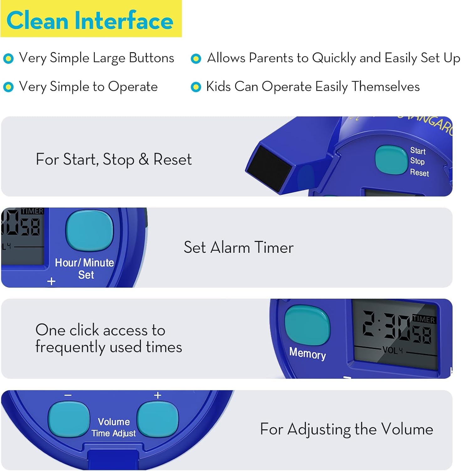 Countdown Timer! Blast off Visual Timer for Kids with Audio Rocket