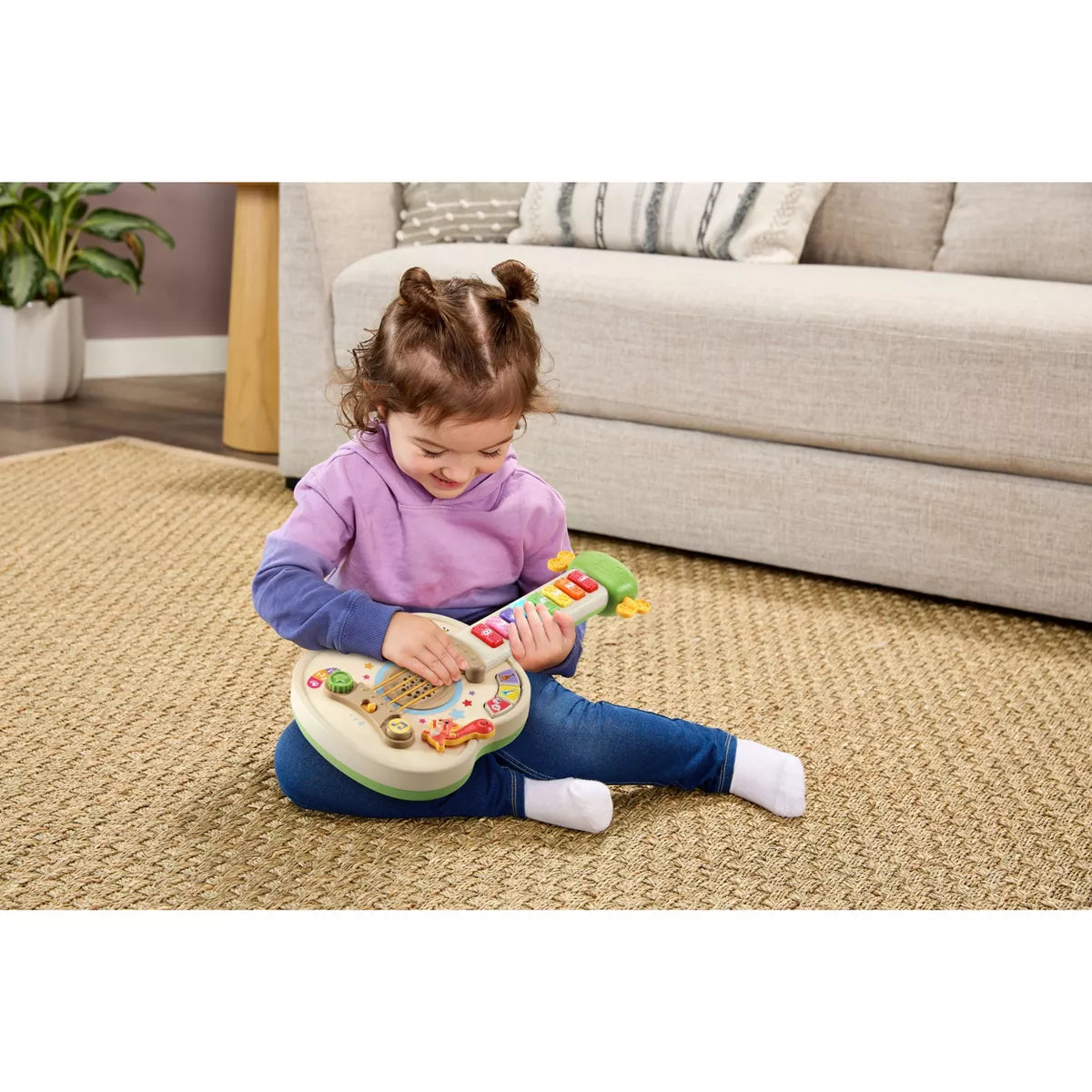 Leapfrog Strum & Count Wooden Guitar