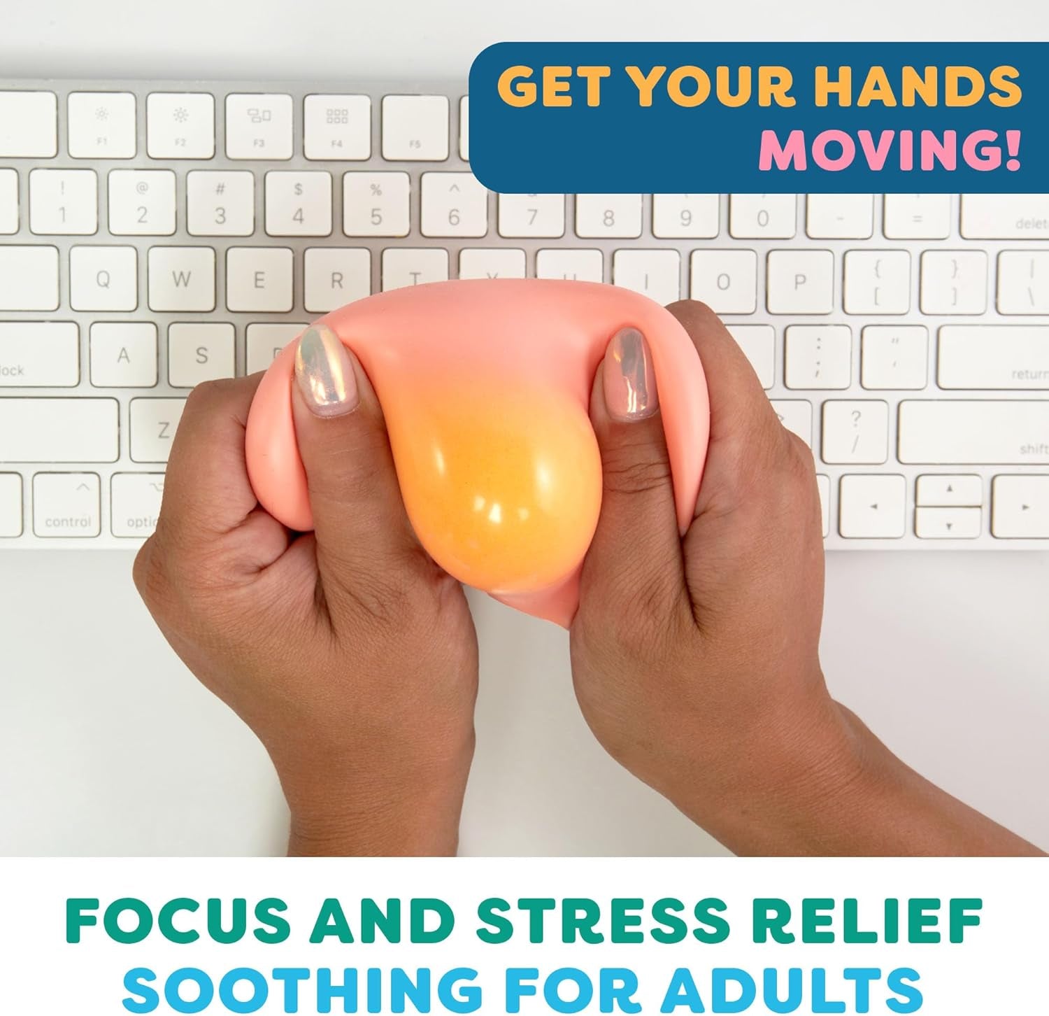 Arggh Calm Mini Stress Balls for Adults and Kids - 3Pk Squishy Stress Balls