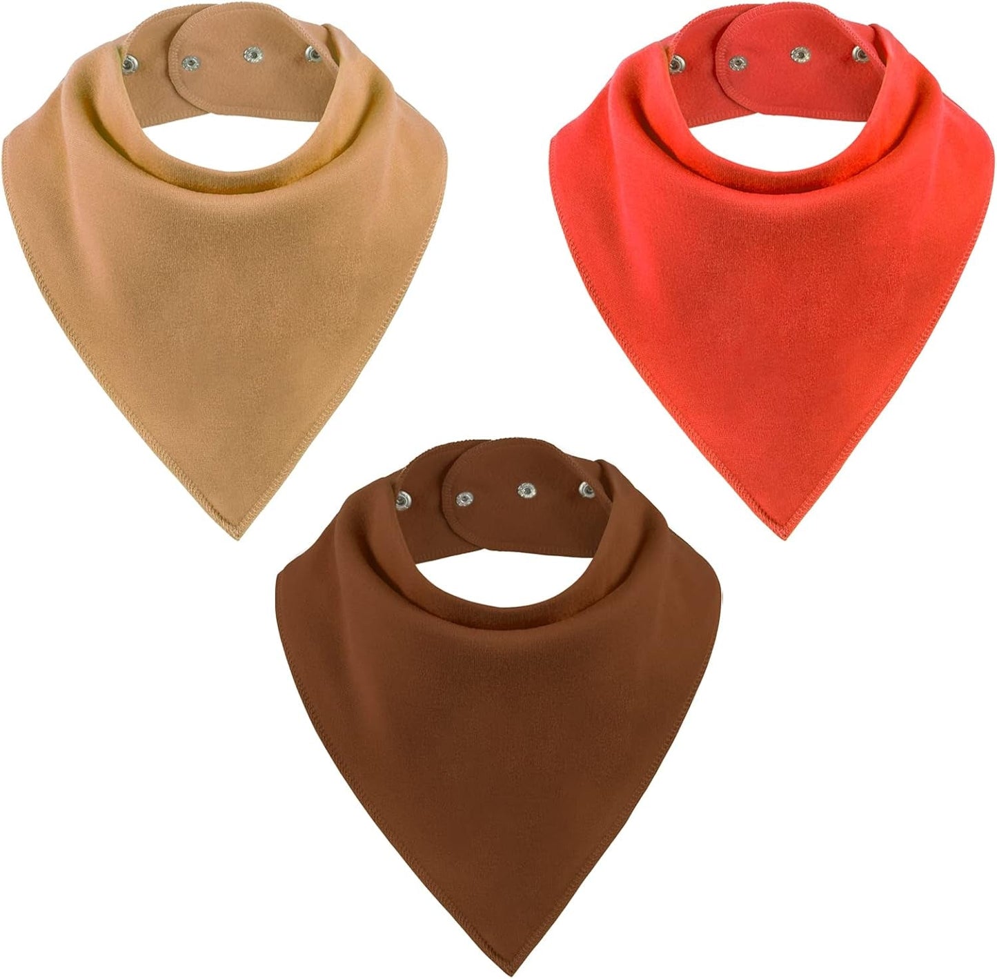 Adult Absorbent Drool Bandana Bibs, Large Soft Bibs Set for Special Needs,Teens,Big Kid 13+ Years Boy Girl Men Women,3 Pack