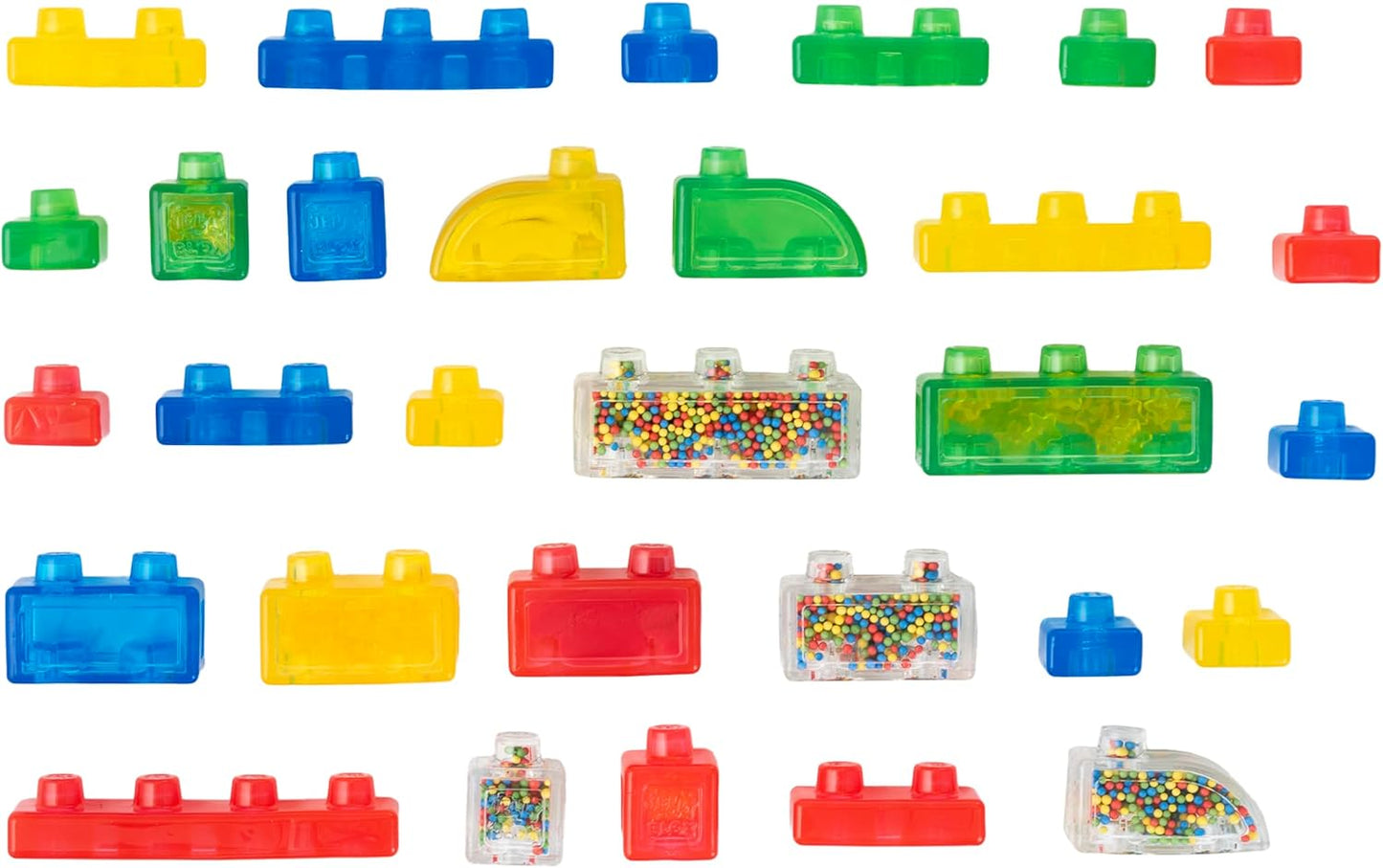Jelly Blox Stash 'N Stack 2-In-1 Storage Case Including 30 Blocks