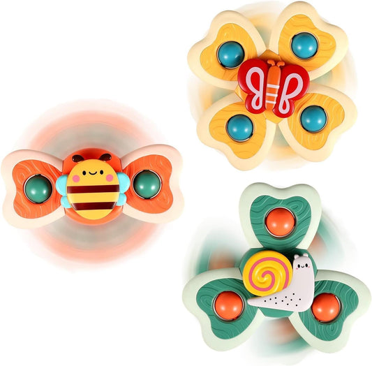 3PCS Suction Cup Spinner Toys
