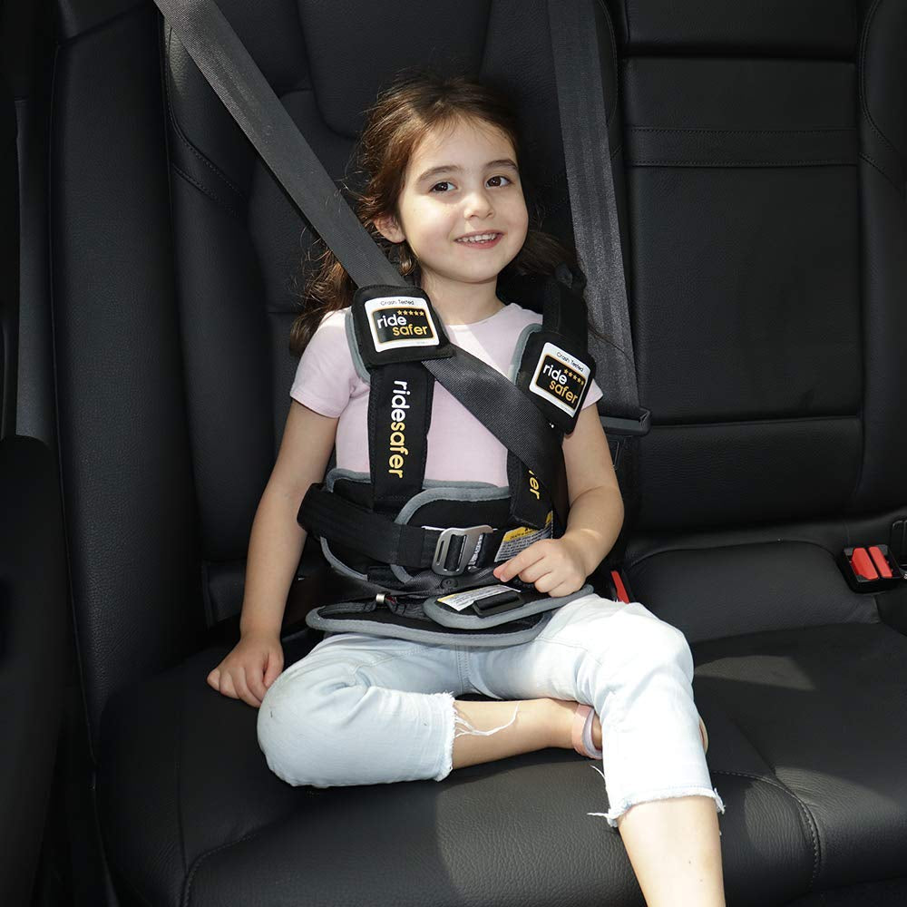Black, Lightweight, Compact, Portable Car Seat - Perfect for Travel and Everyday Child Safety
