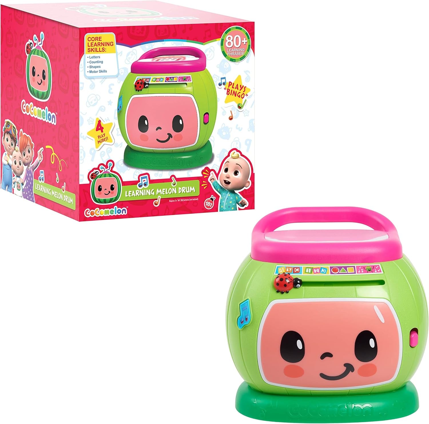 Learning Melon Drum Interactive Lights and Sounds