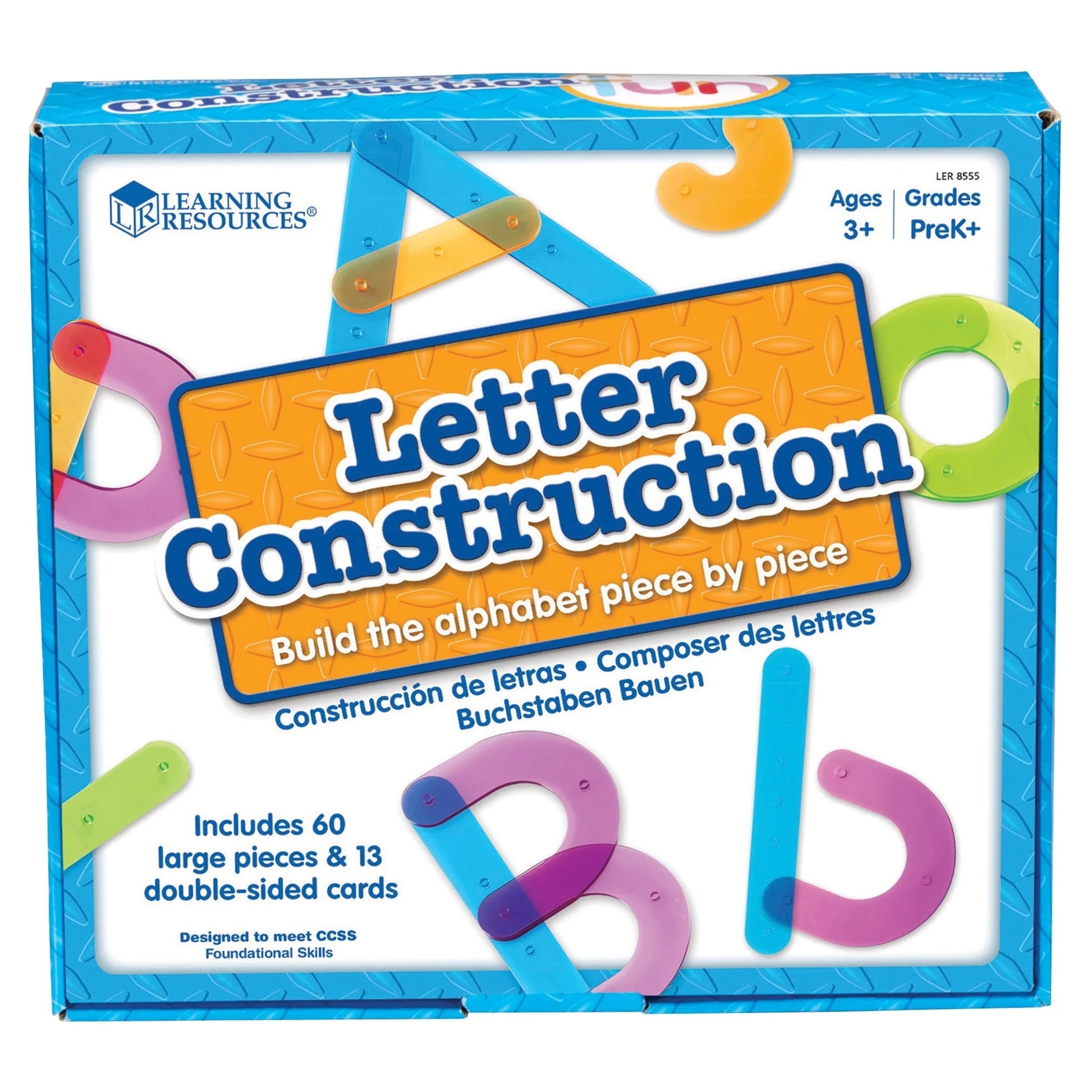 Letter Construction Activity Set Alphabet Letters (60 Pieces)