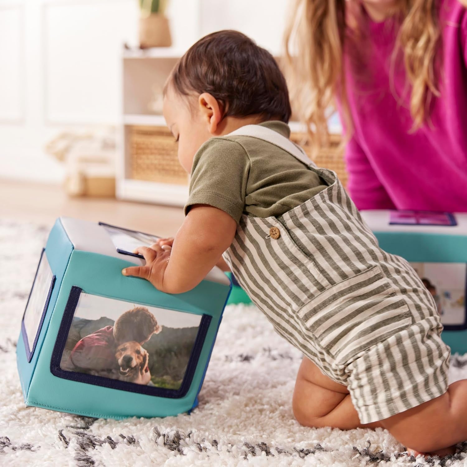 Softzone Picture Me Blocks, Activity Cubes, 4-Piece