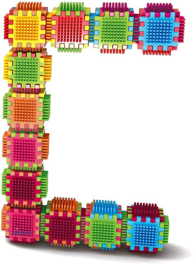2 Sets of 60 Blocks Total 720-Piece Set Large Stacking Blocks and Interconnecting Building Set for Boys & Girls, Great Toy for Child Development for Kids and Toddlers