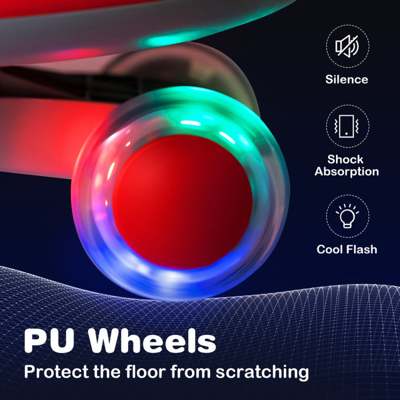 Wiggle Car Ride-On Toy with Flashing Wheels