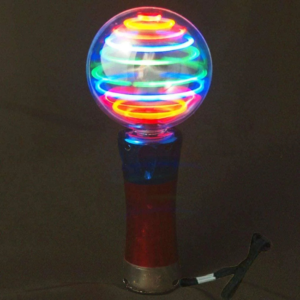 Light up Toy for Kids - LED Spinning Magic Ball Wand Visual Sensory Toy
