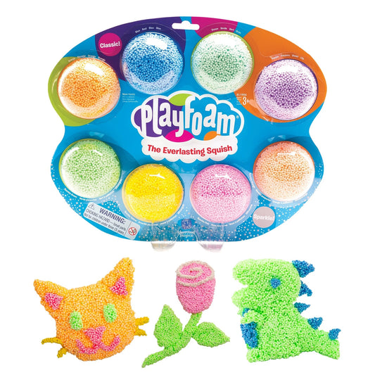 Playfoam Combo 8-Pack, Fidget, Sensory Toy, Gift for Boys & Girls, Ages 3, 4, 5+