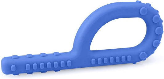 ARK Textured Grabber® XXT Super Tough Sensory P Chew for Kids and Adults - Oral Motor Chewy Tool for Sensory Processing, Biting Chewing Therapy, Autism, Special Needs, or Any Need to Chew - Royal Blue