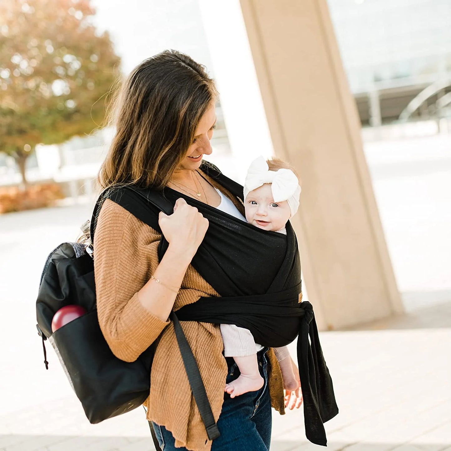 Agility Flex Stretch Baby Carrier – Infant Carrier to Toddler Carrier 8 to 35 Pounds – 1 Size Fits Most – Women 6-20 and Men XS-2X