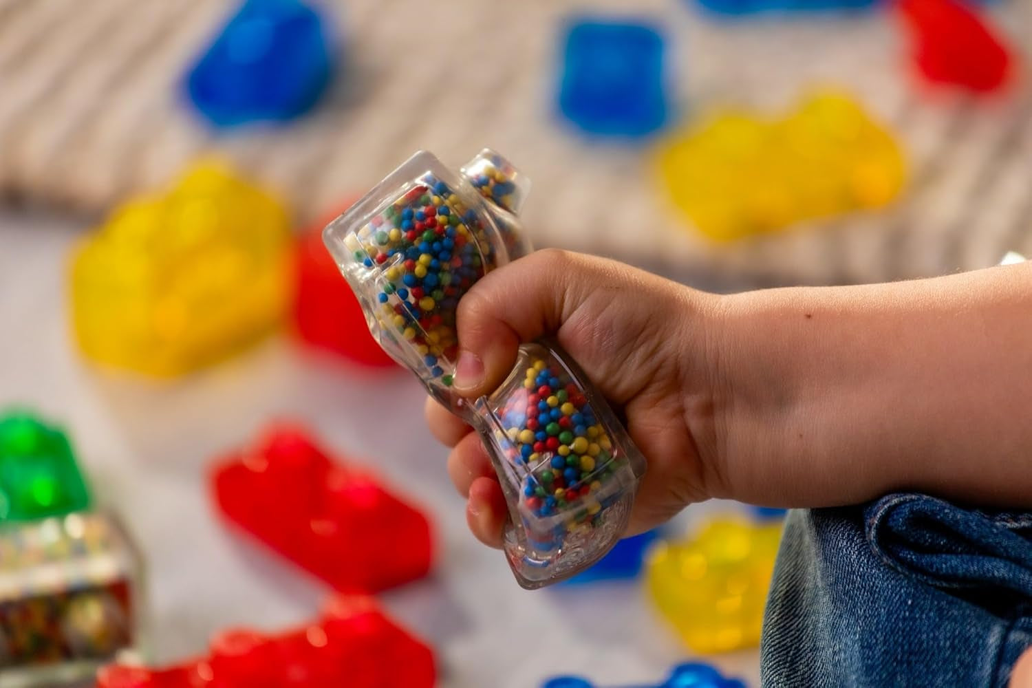 Jelly Blox Vrooom! Truck Kit, Includes 35 Blocks Kids Can Squeeze, Stretch and Squish