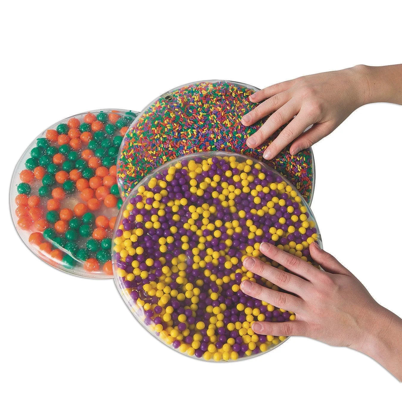 Manipulative Fidget Discs, 9” Diameter (Set of 3)