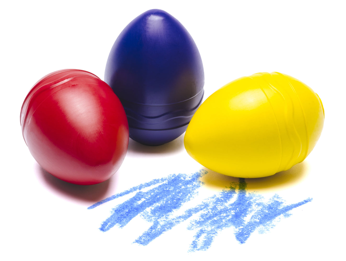 Palm Grasp Crayons, Egg Crayons, Coloring Gift for Toddlers, 3 Count Adaptive Crayons