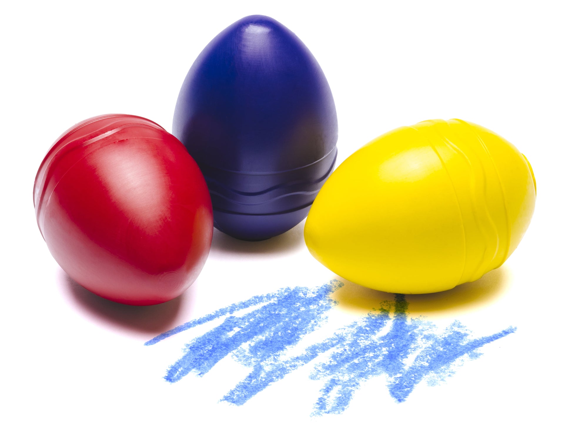 Palm Grasp Crayons, Egg Crayons, Coloring Gift for Toddlers, 3 Count Adaptive Crayons