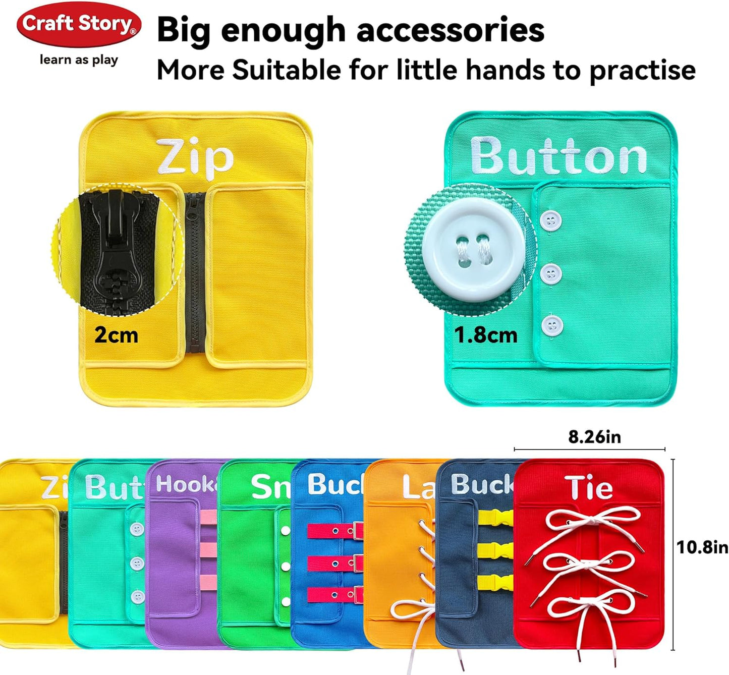 Busy-Board for Basic-Life-Skills - Fine Motor Skills