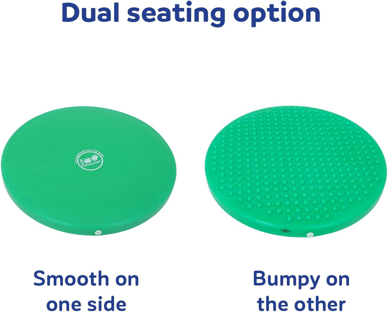 Wiggle Cushion – Wiggle Seat Cushion for Fidgeting, Focusing & Core Balance – Sensory Seating for Kids with Special Needs – 15” Fidget Seat for Kids, Teens & Adults, Ages