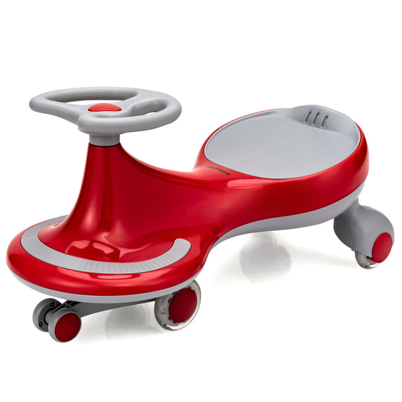 Wiggle Car Ride-On Toy with Flashing Wheels