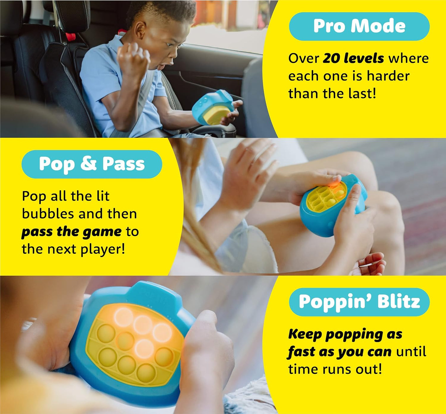 Pop It! Pro - the Original Light Up, Pattern Popping, Pop It!