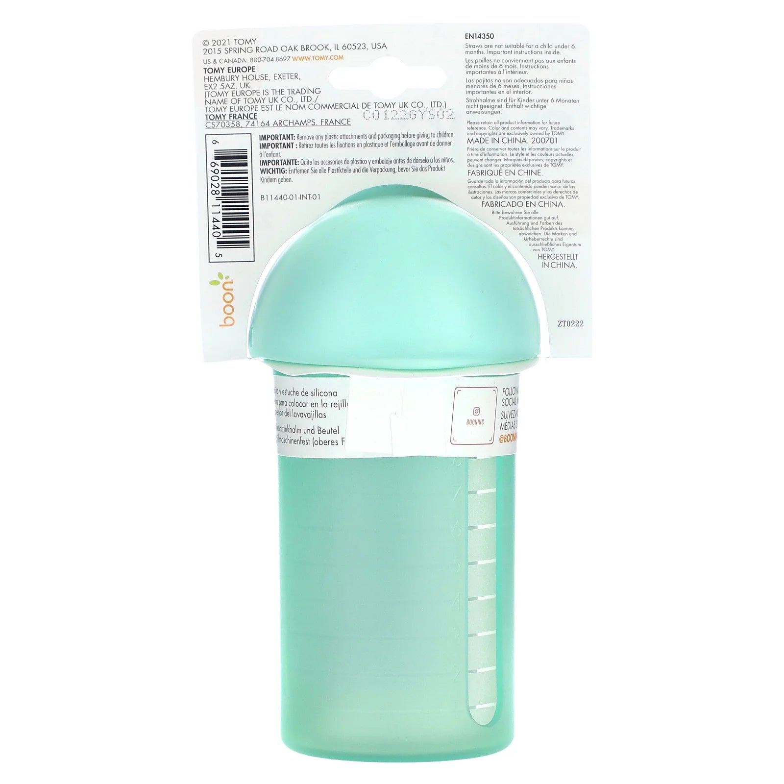 Swig, Silicone Straw Cup, 6 Months+, Mint , 9 Oz (270 Ml)