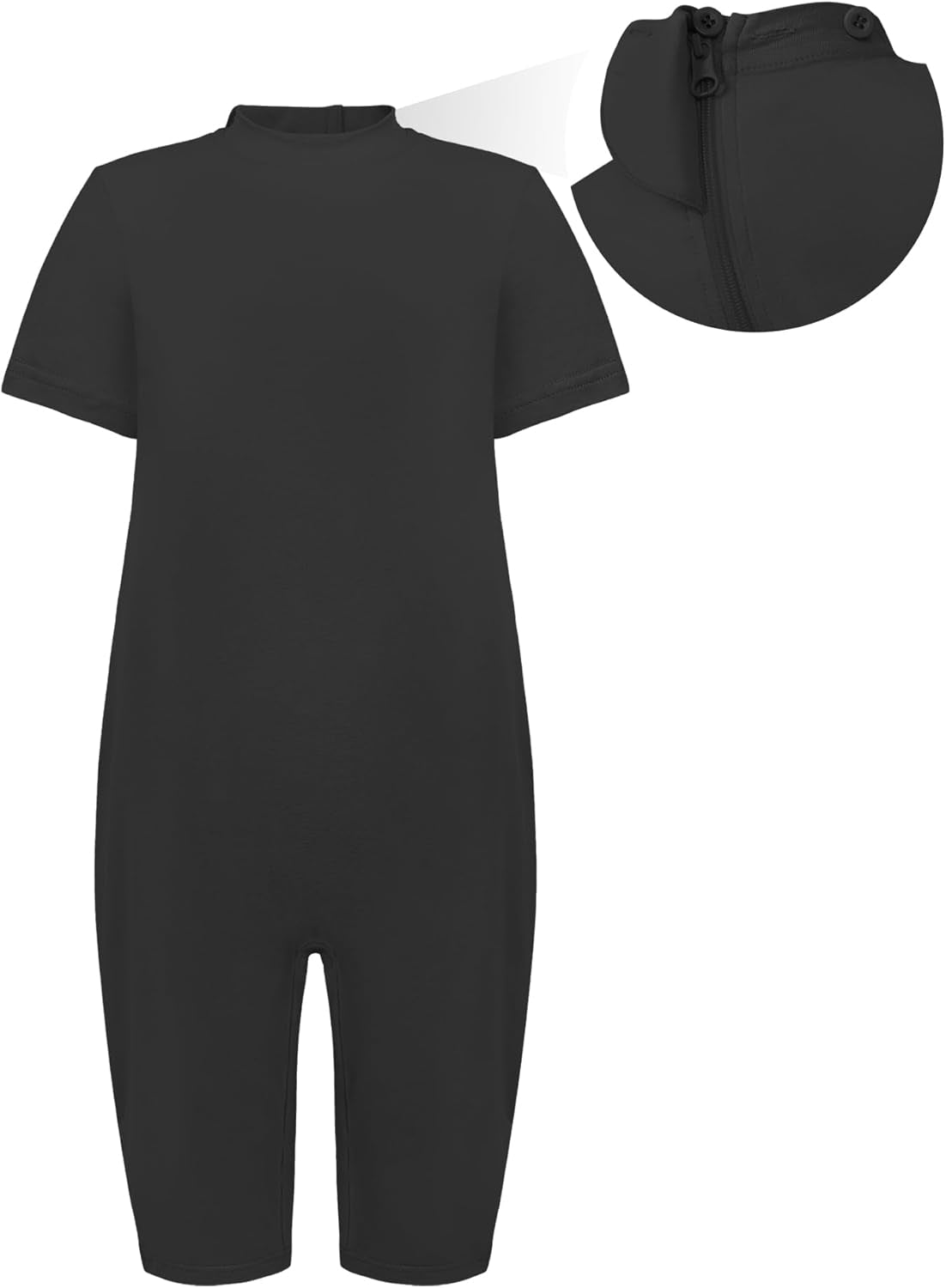 Adaptive Clothing for Kids Special Needs Autism Sensory Jumpsuit Anti-Strip Romper with Back Zipper Sizes 3-16 Years